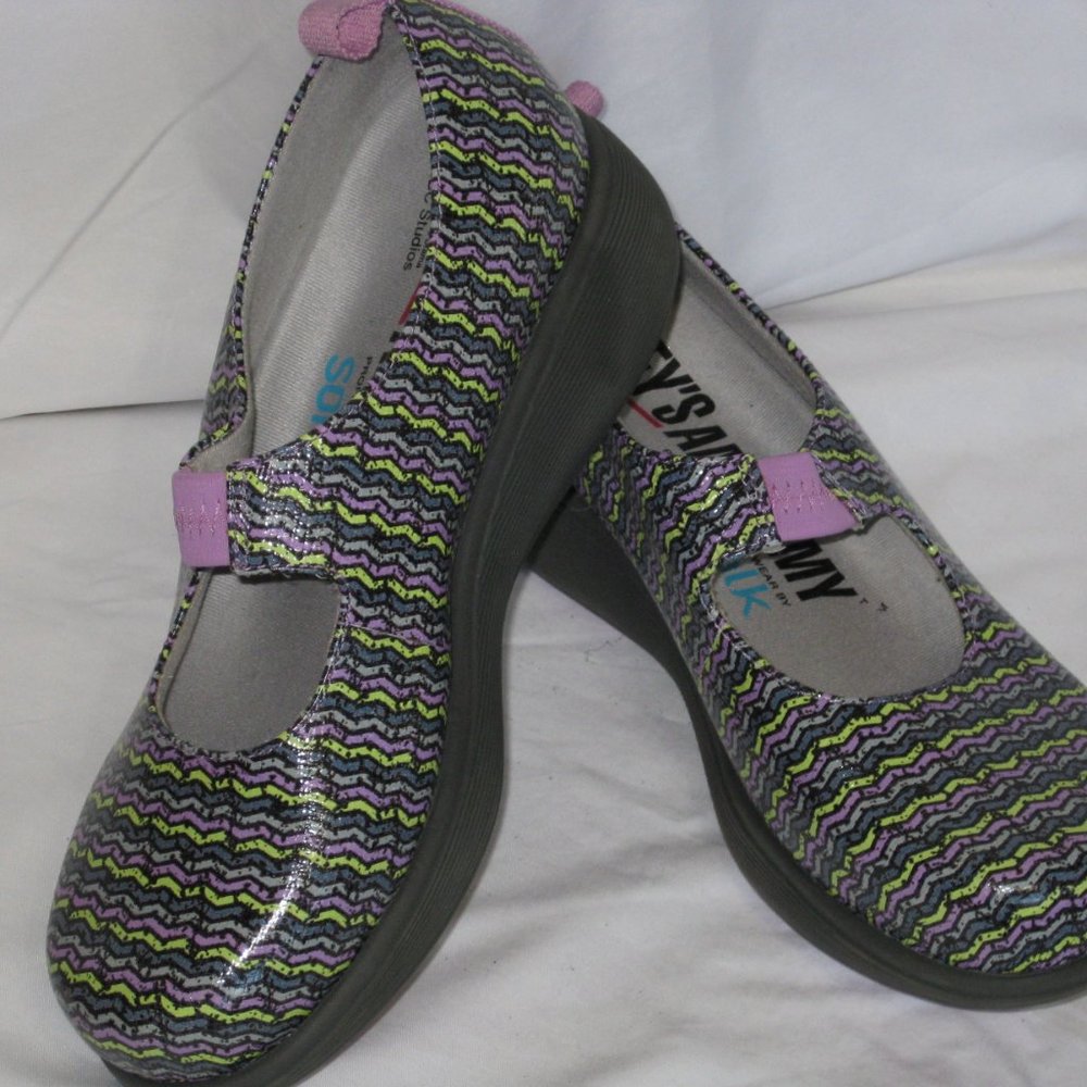 GREY'S ANATOMY CLOGS MARYJANE NURSING SHOES NEW 6M